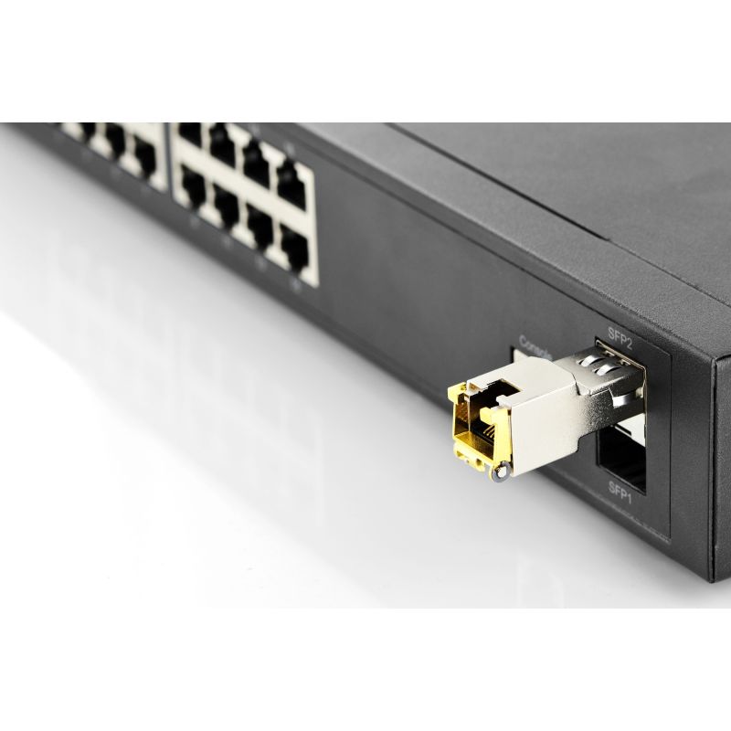 Aksesorë për rrjet DIGITUS / SFP Module / Mini GBIC / 10 Gbps / Copper / RJ45 - Figura 3