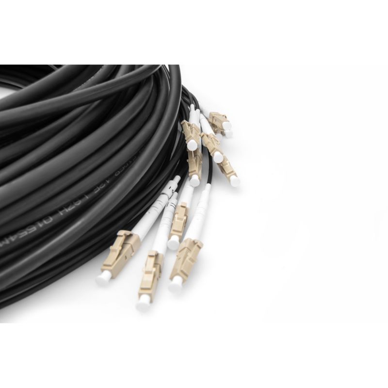 Kabllo optike DIGITUS / Patch Cable / LC-UPC / OM4 / Multimode / 100m / 12 Fibers - Figura 5