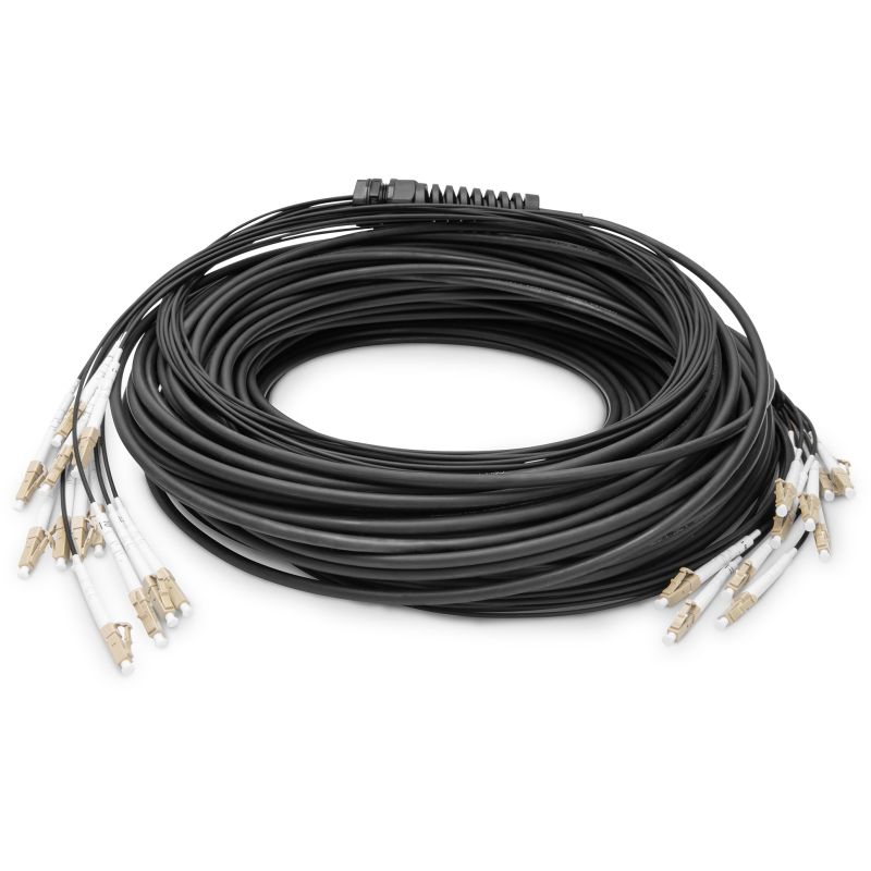 Kabllo optike DIGITUS / Patch Cable / LC-UPC / OM4 / Multimode / 100m / 12 Fibers