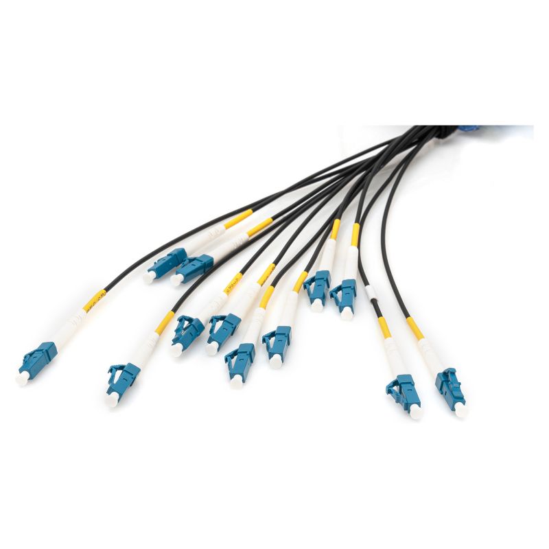 Kabllo për Rrjet DIGITUS LWL Patch Cable LC‑UPC / OS2 / 100m / 12 Pre‑terminated - Figura 2