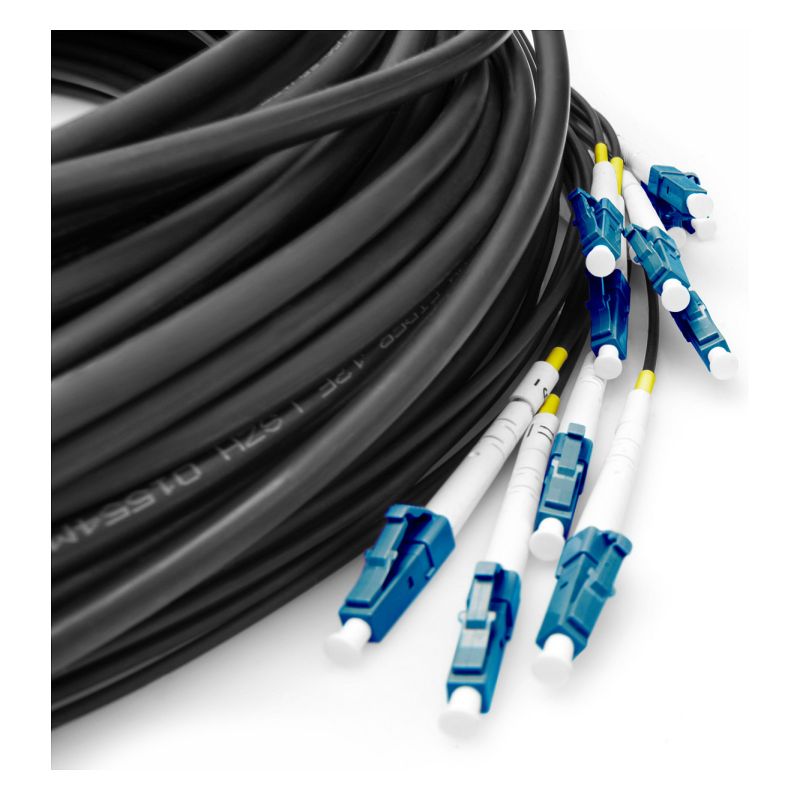 Kabllo për Rrjet DIGITUS LWL Patch Cable LC‑UPC / OS2 / 100m / 12 Pre‑terminated - Figura 3