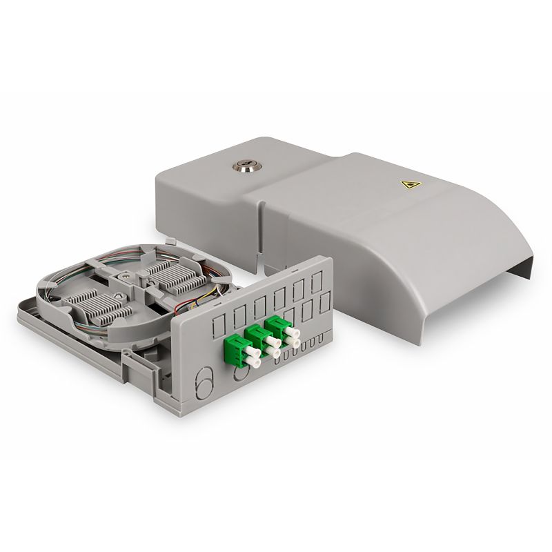 Aksesorë optik DIGITUS / FTTH Termination Point / OS2 / Singlemode / 3xLC-APC / Duplex