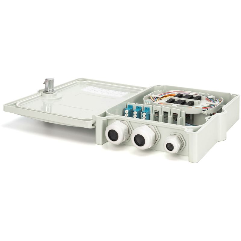 Aksesorë optik DIGITUS / FTTH Box / OS2 / Singlemode / 12 Fibers / LC-PC - Figura 2
