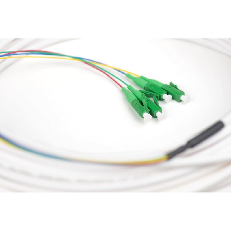 Kabllo optike DIGITUS LC-APC / OS2 / Singlemode / 50m / 4 Fibers / FTTH Drop - Figura 3