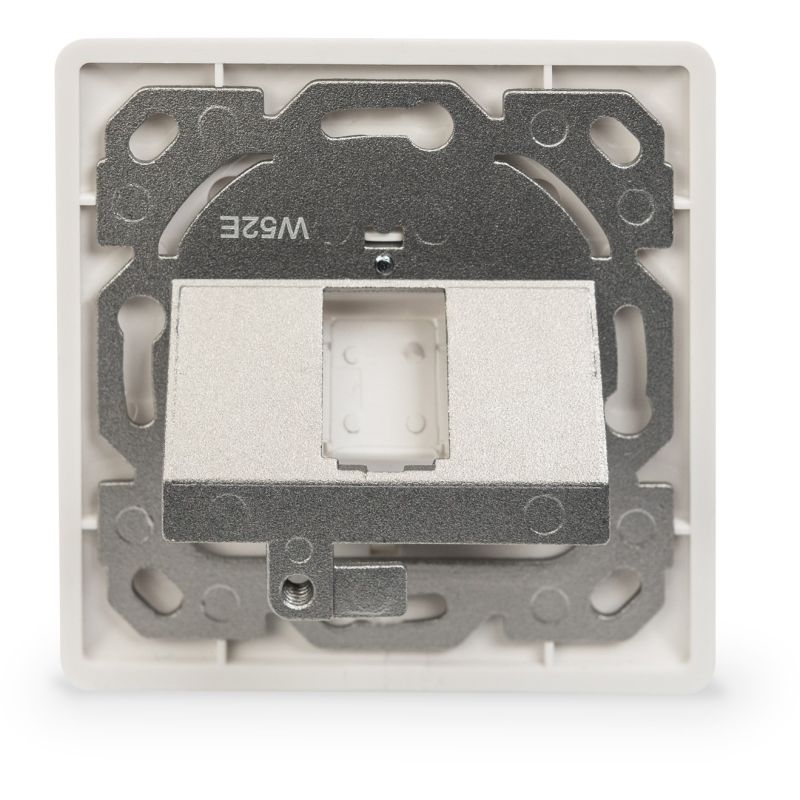 Aksesorë për Rrjet DIGITUS Empty Outlet for Keystone Module / 1x frame 80×80mm + central plate - Figura 2