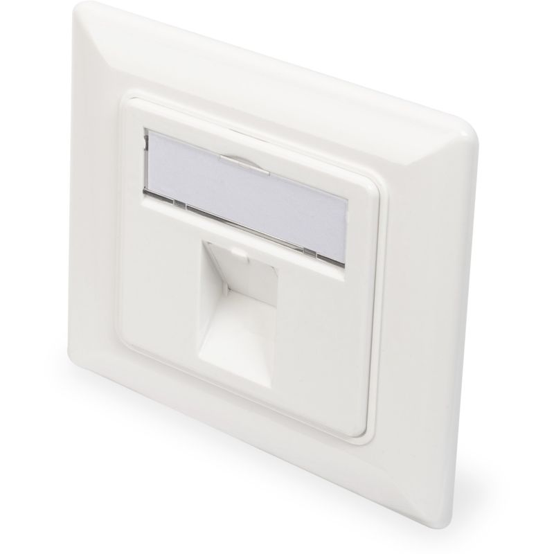 Aksesorë për Rrjet DIGITUS Empty Outlet for Keystone Module / 1x frame 80×80mm + central plate - Figura 3