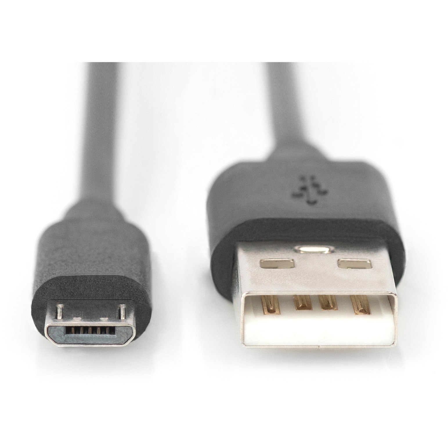 Kabllo USB DIGITUS / USB 2.0 / A - Micro B / 1.0 m - Zezë - Figura 2