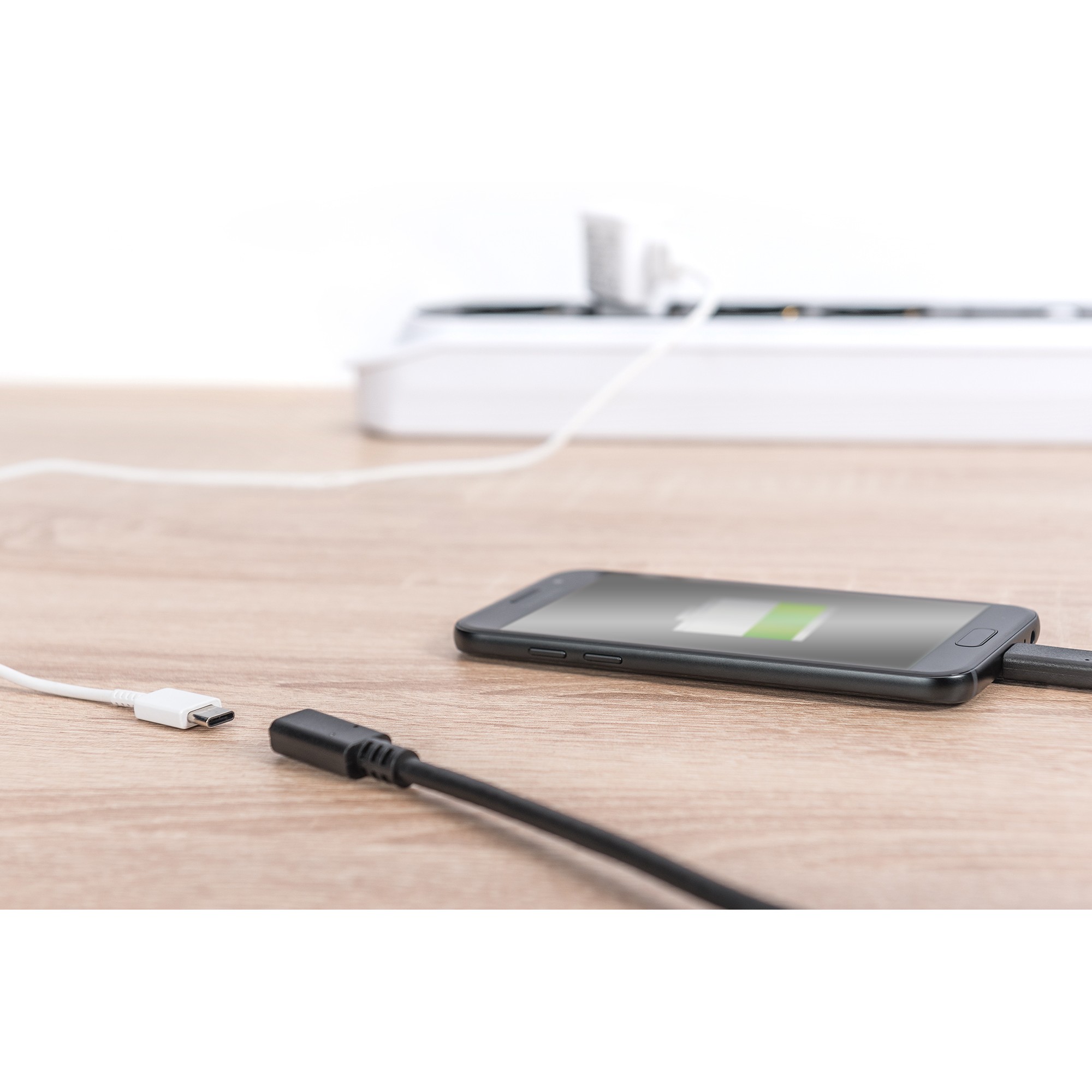 Kabllo USB DIGITUS USB 2.0 Extension Cable Type C–C M/F 1.5m - Zezë - Figura 3
