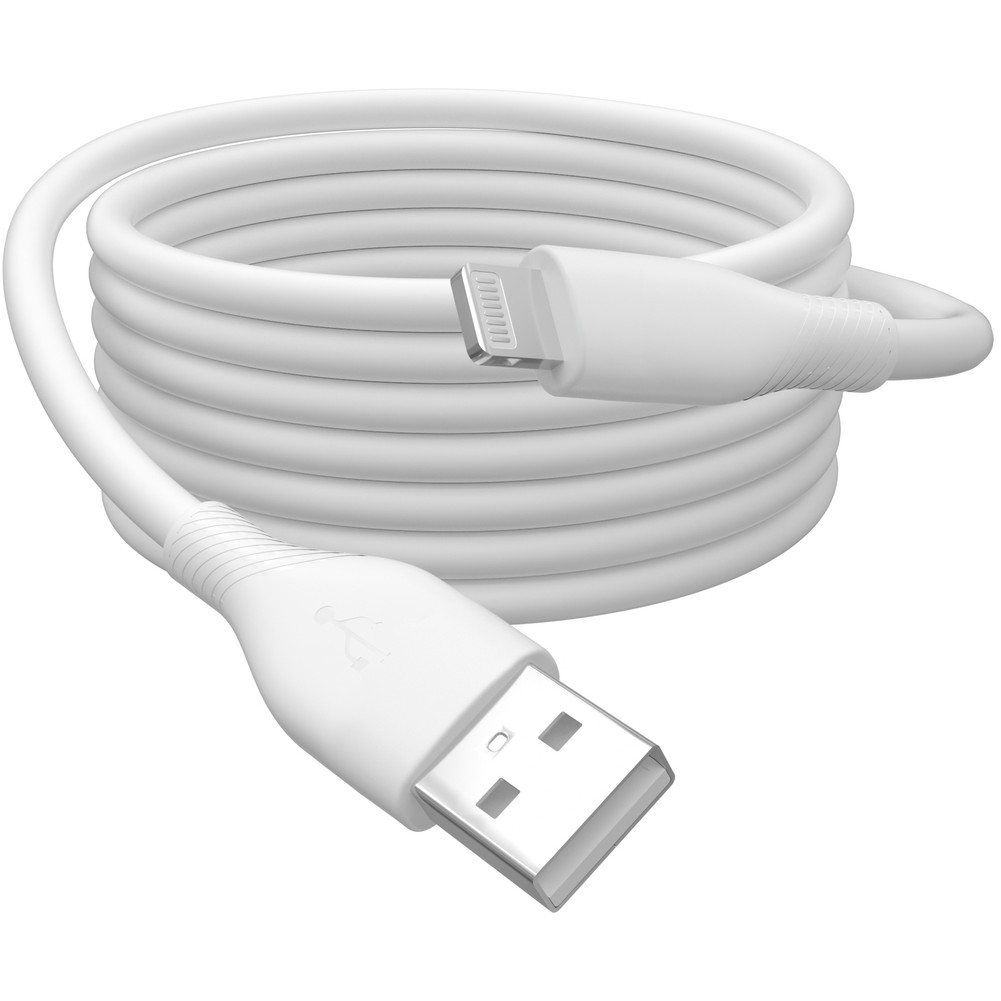 Kabllo USB DIGITUS USB 2.0 Cable Type A–Lightning Silicone 1.0m MFI - Bardhë - Figura 5