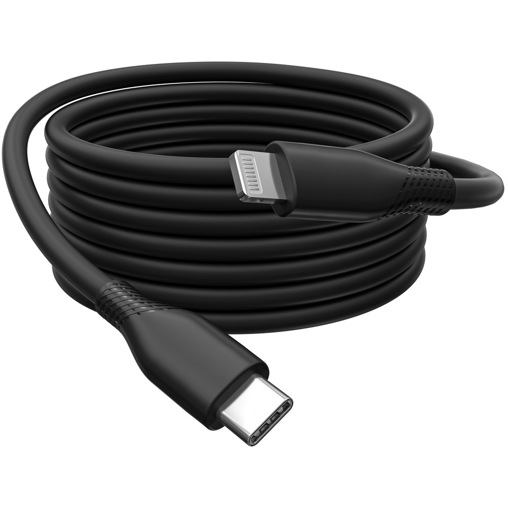 Kabllo USB DIGITUS USB 2.0 Cable Type C–Lightning Silicone 1.0m MFI - Zezë - Figura 5