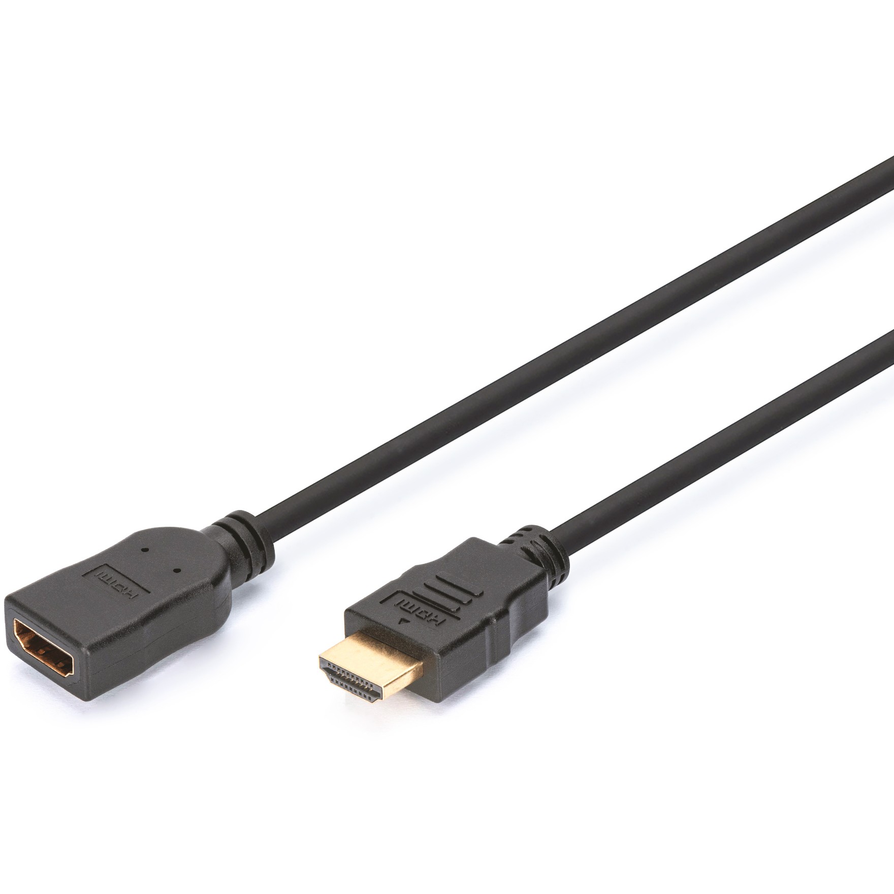 Kabllo HDMI DIGITUS HDMI Extension Cable with Ethernet / 4K / 2.0m / Male–Male - Zezë