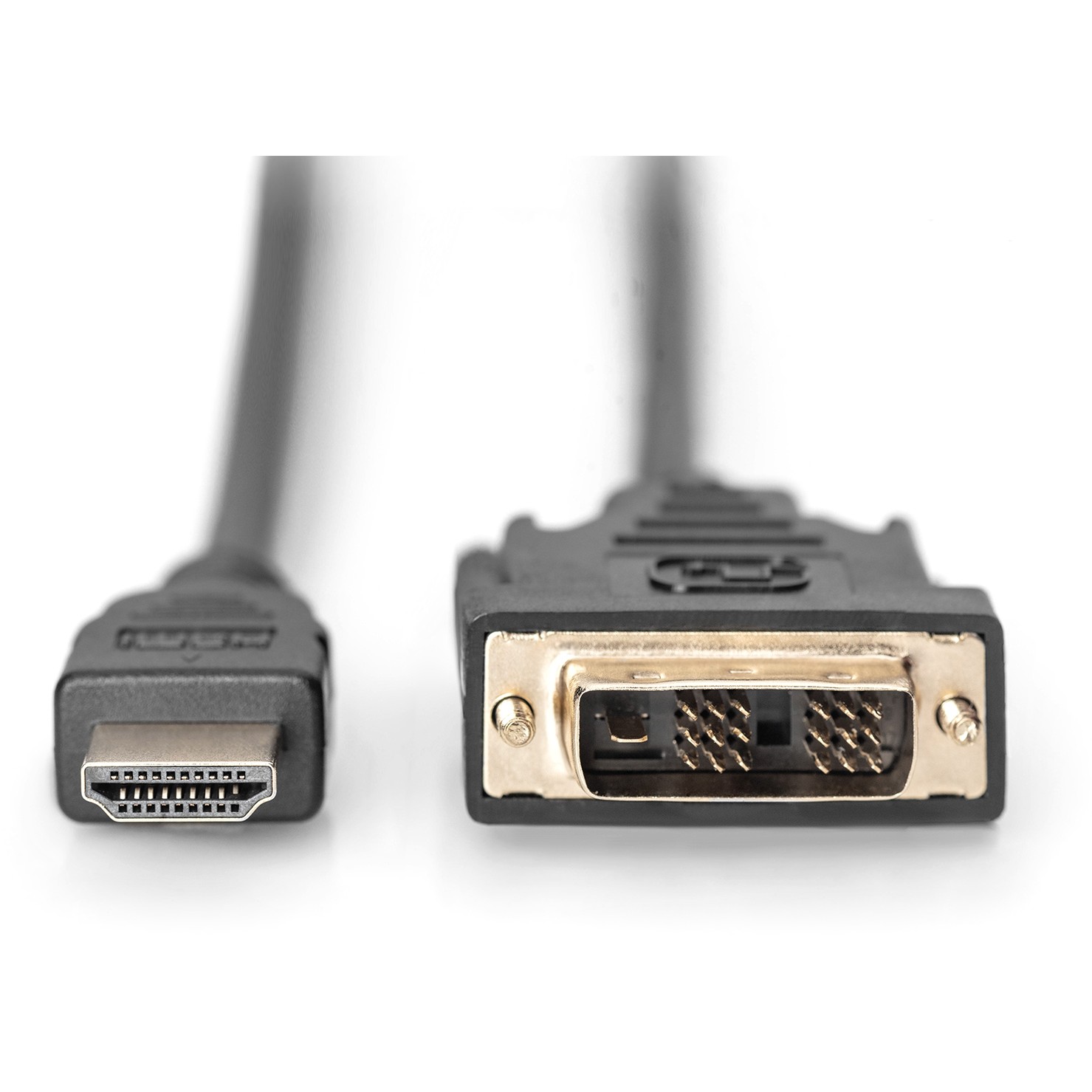Kabllo HDMI DIGITUS HDMI to DVI (18+1) Cable / Type A→DVI / Full HD / 2.0m / Male–Male - Zezë - Figura 2
