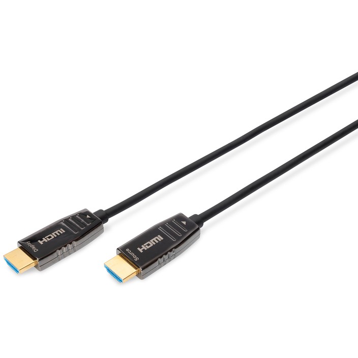 Kabllo HDMI DIGITUS HDMI AOC Hybrid Fiber Optic Cable / UHD 8K / 10m - Zezë - Figura 2