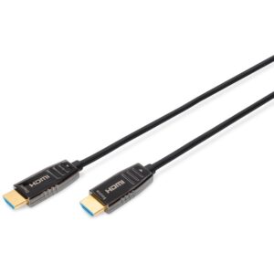 Kabllo HDMI DIGITUS HDMI AOC Hybrid Fiber Optic Cable / UHD 8K / 30m - Zezë