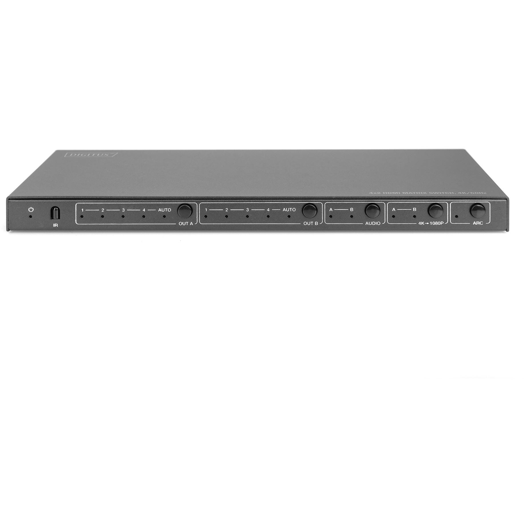 Kabllo HDMI DIGITUS 4x2 HDMI Matrix Switch 4K/60Hz / për ndarje fleksibile të sinjalit UHD - Figura 2