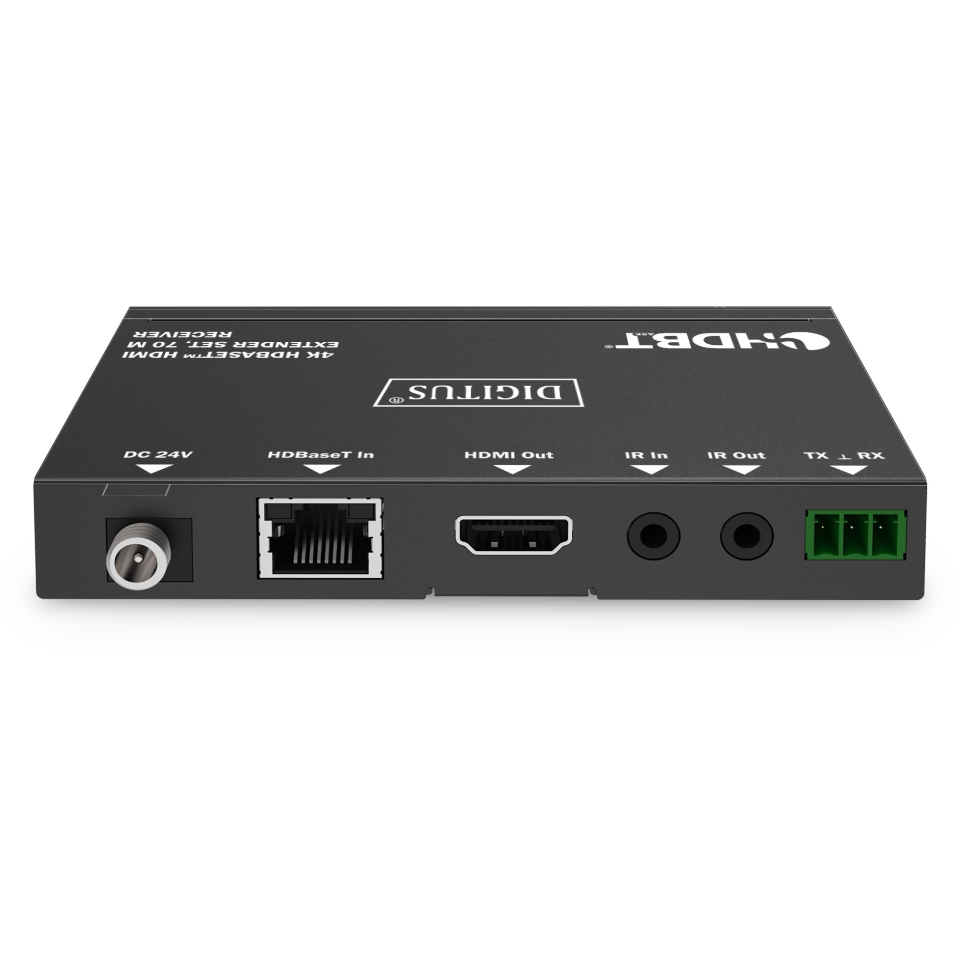 Kabllo HDMI DIGITUS 4K HDBaseT HDMI Extender Set 70m / për transmetim profesional AV në distancë - Figura 3