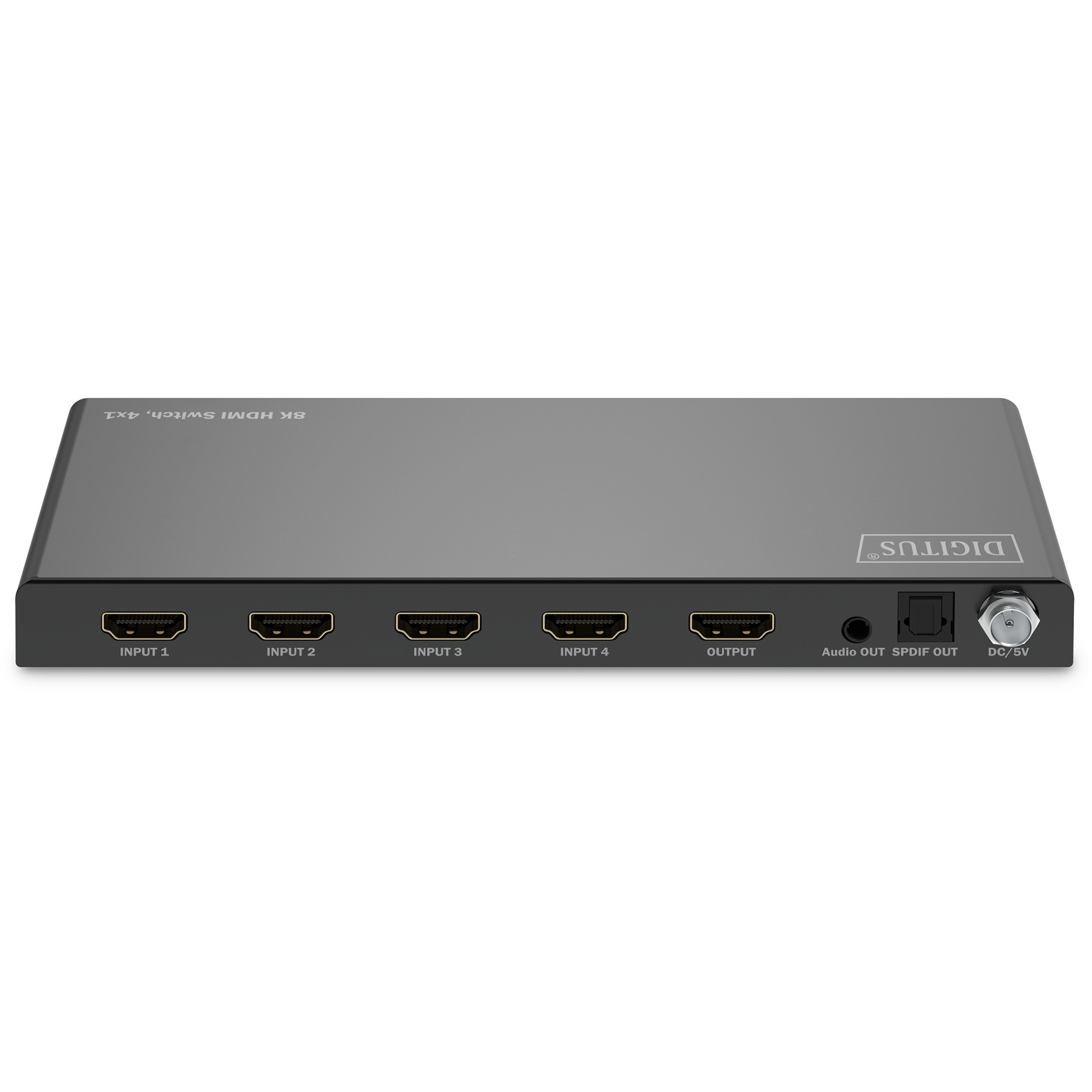 Kabllo HDMI DIGITUS Switch 4x1 8K/60Hz / me Audio Extractor dhe EDID Control - Figura 3