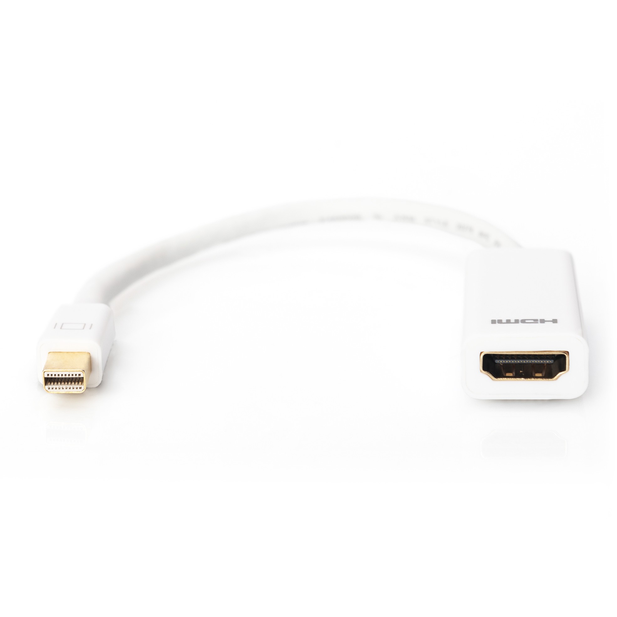 Kabllo DisplayPort DIGITUS Mini to HDMI-A Cable Male/Female 0.15m – Bardhë - Figura 4