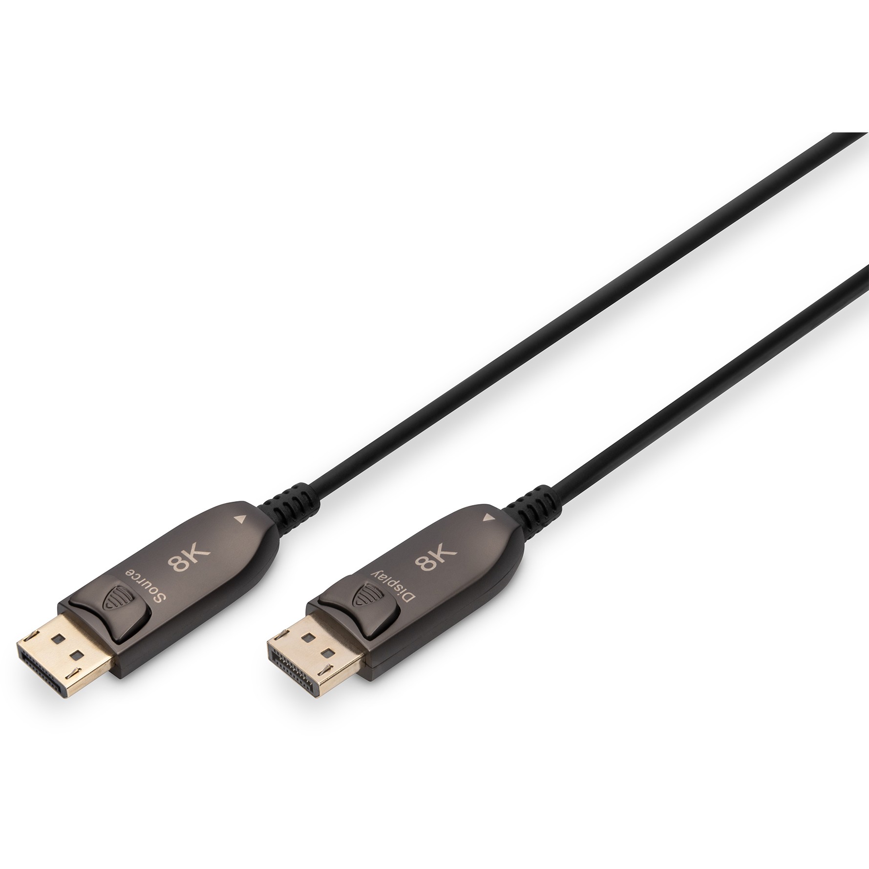 Kabllo DisplayPort DIGITUS AOC Hybrid Fiber Optic Cable UHD 8K 15m