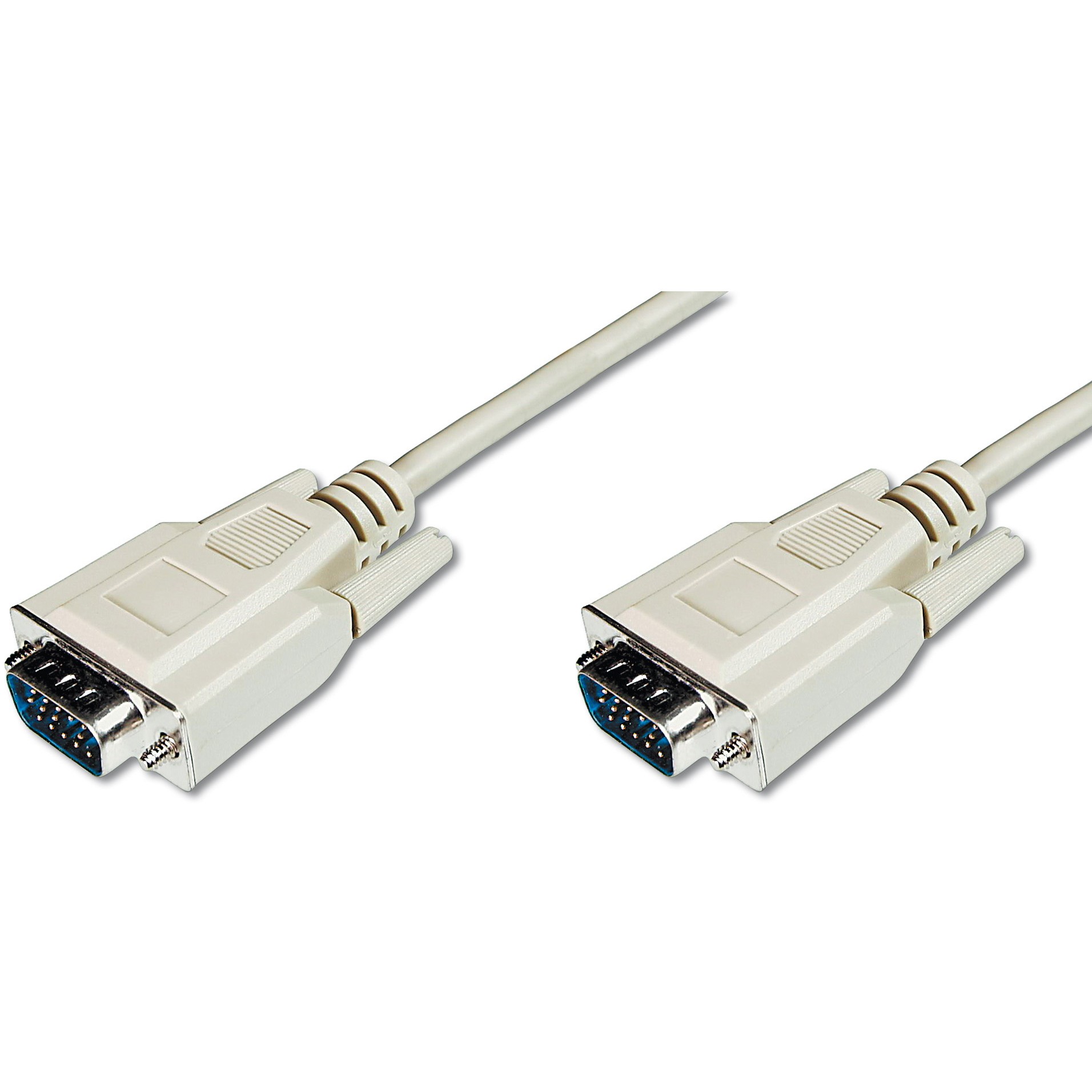 Kabllo VGA DIGITUS / 1.8 m / D-Sub15 M-M – Bezhë