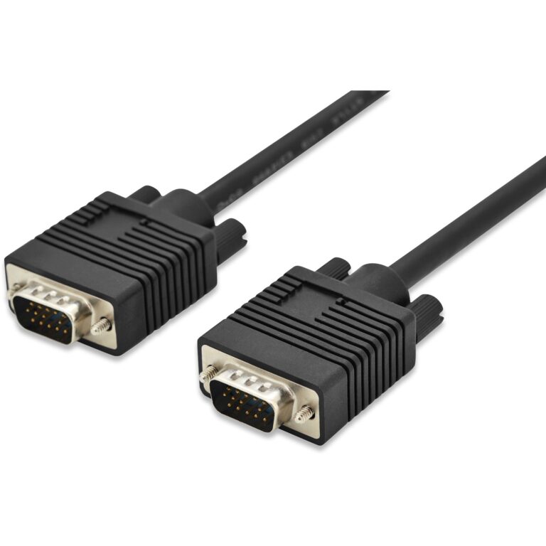 Kabllo VGA DIGITUS / Monitor / 3.0m - Zezë