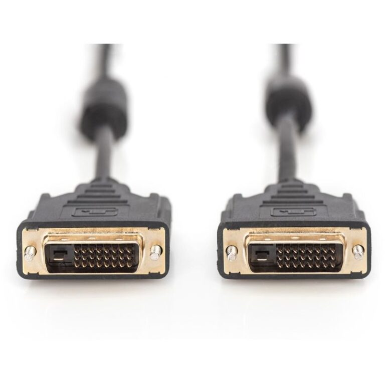 Kabllo DVI-D (24+1) DIGITUS / 10.0 m / M-M – Full HD / Zezë