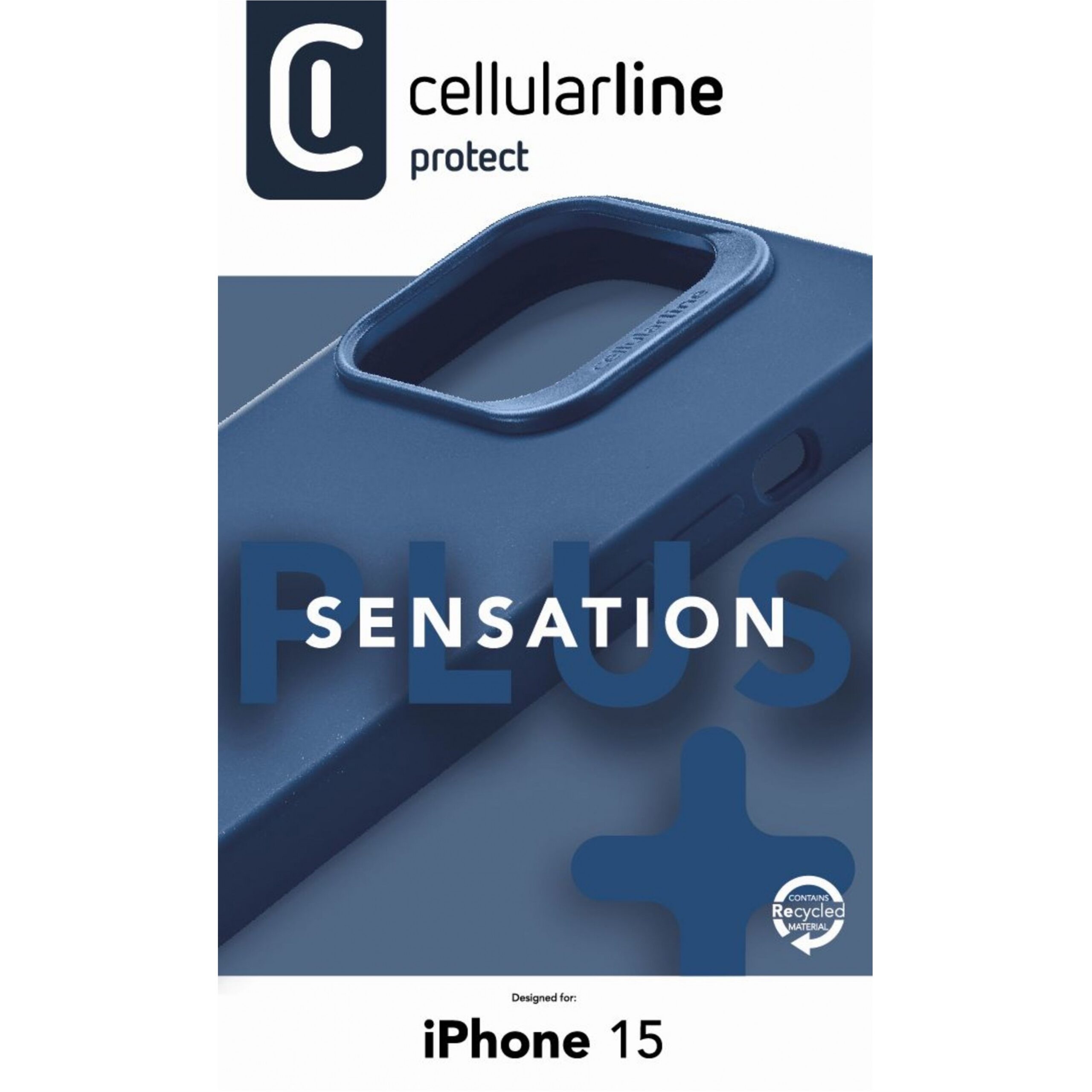 Aksesorë Apple Cellularline Sensation Case iPhone 15 - Blue - Figura 2