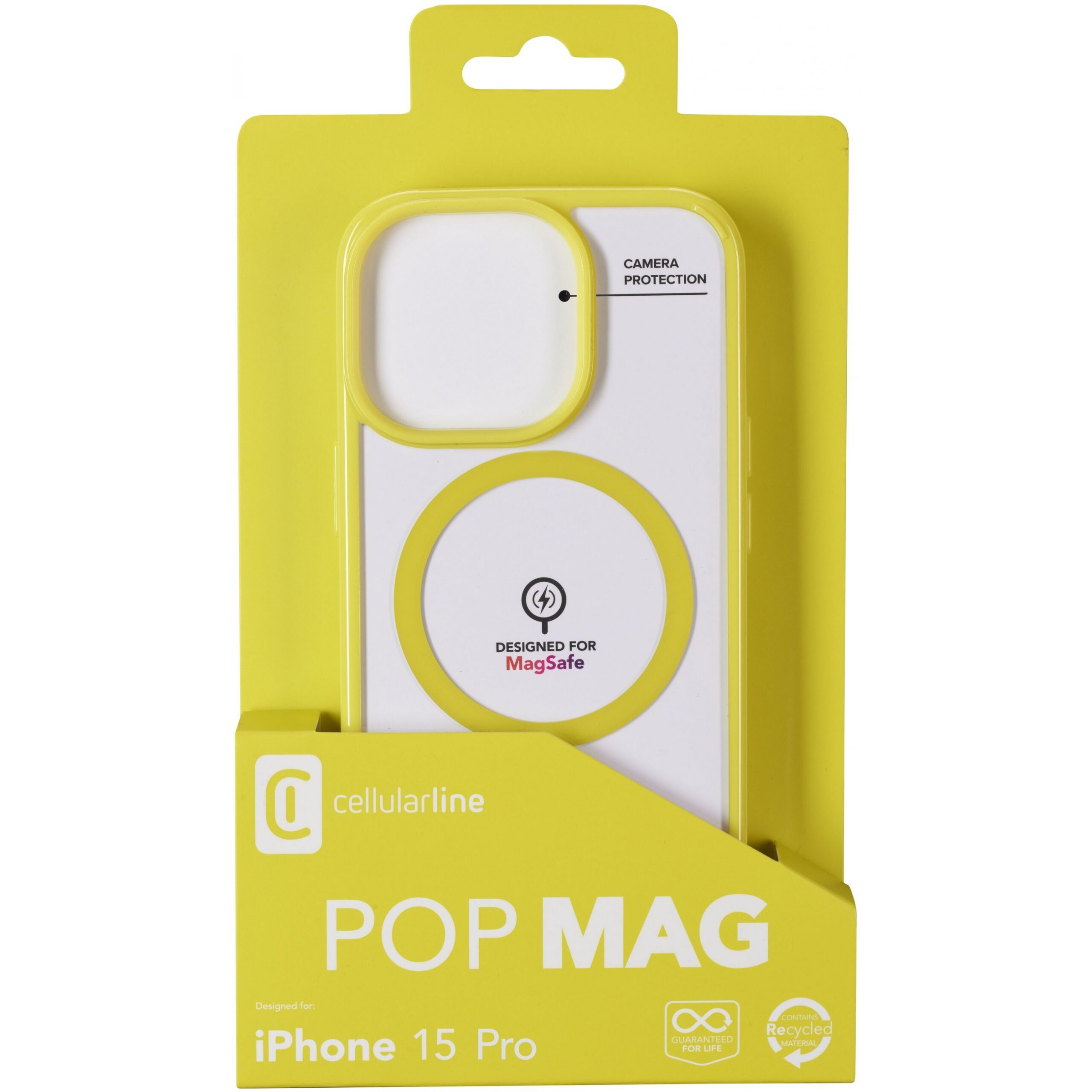 Aksesorë Apple Cellularline Pop MagSafe Case MAG iPhone 15 Pro - Gjelbër - Figura 2