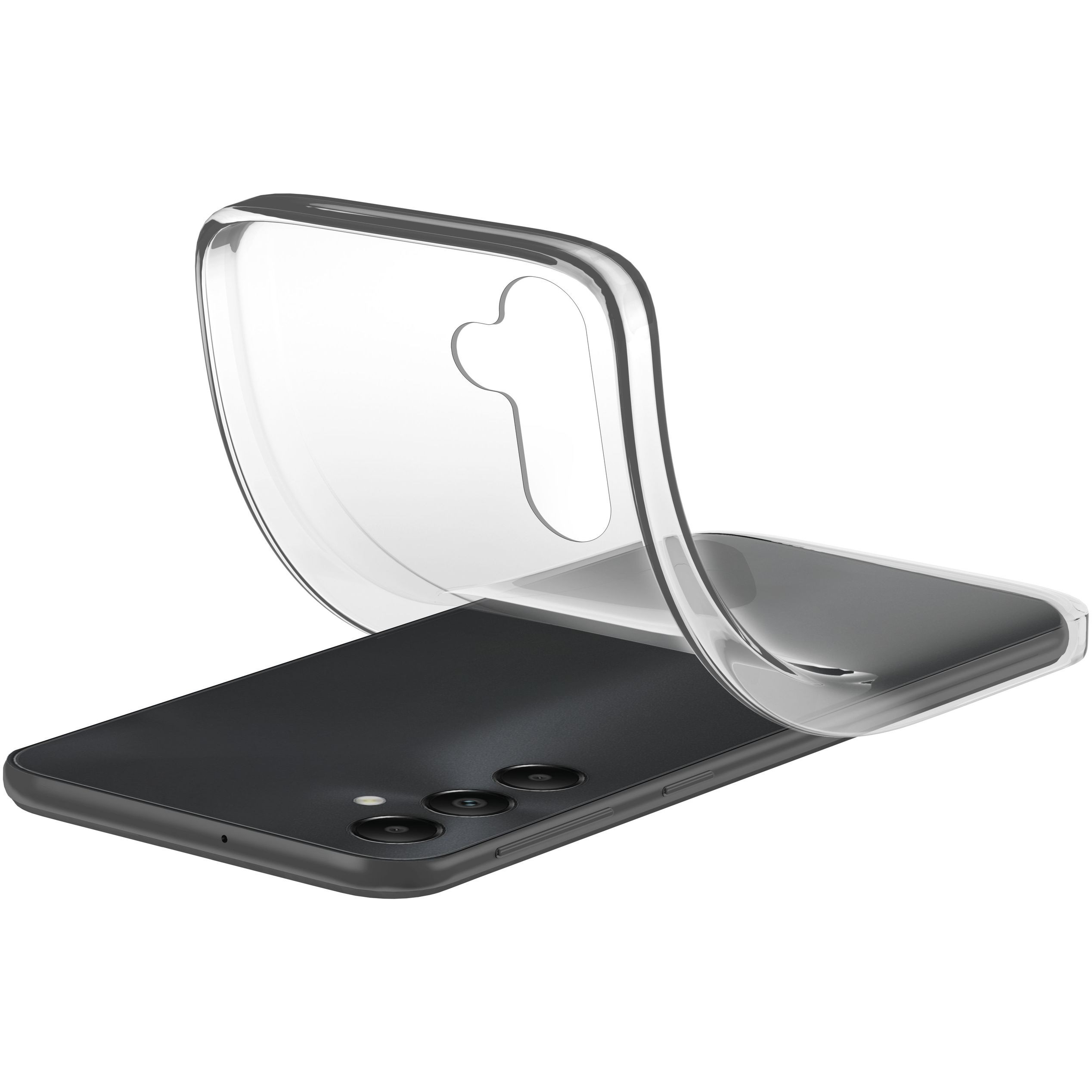 Aksesorë për telefon Cellularline Soft Case për Samsung Galaxy A25 5G - Transparent