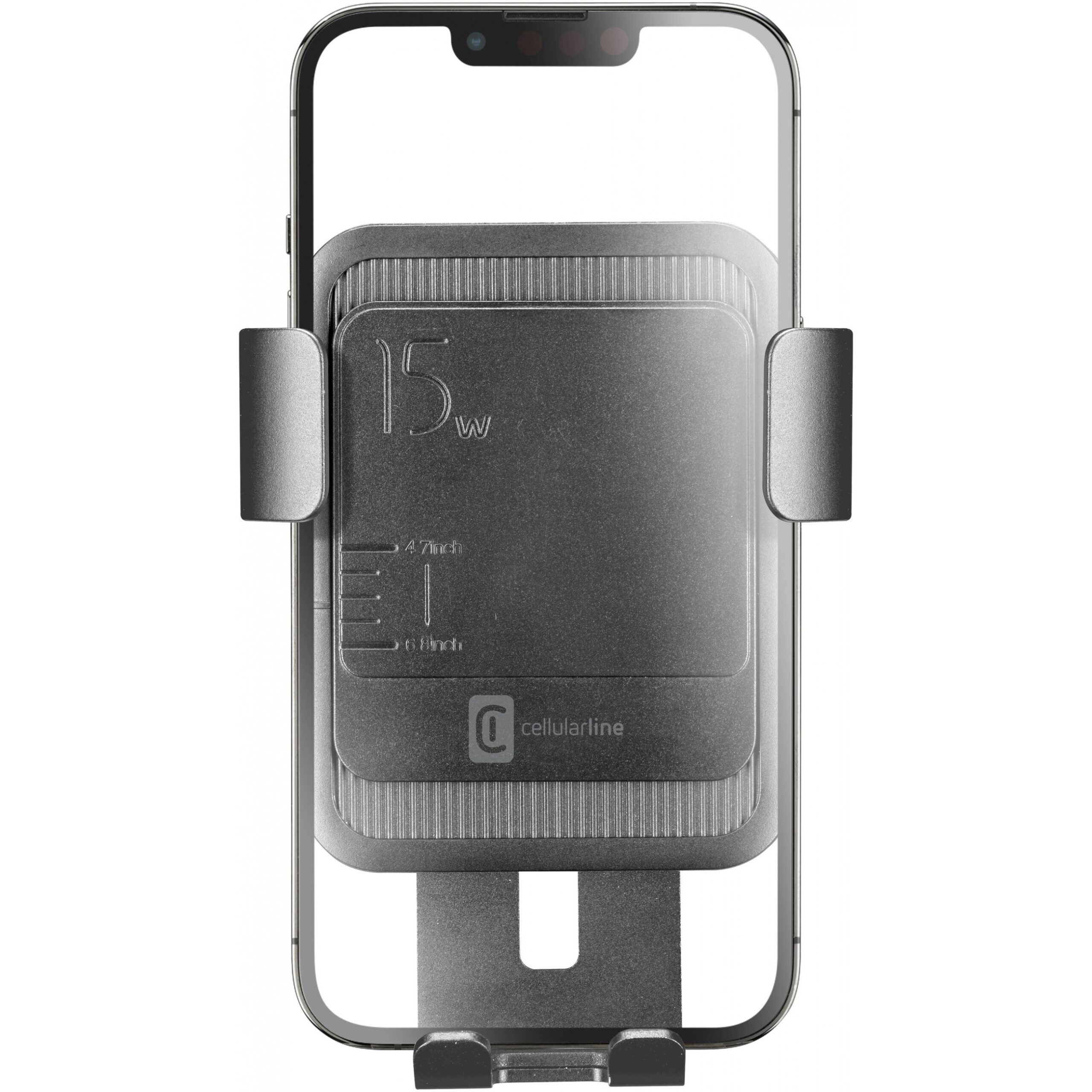 Mbajtës telefoni për veturë Cellularline Slide Air Universal In-Car Holder - Zezë - Figura 3