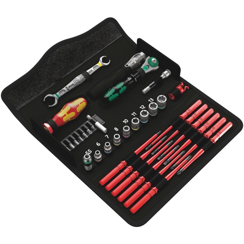 Vegla pune Wera Kraftform Kompakt W1 Maintenance Tool Set / Pouch / 35 Pjesë
