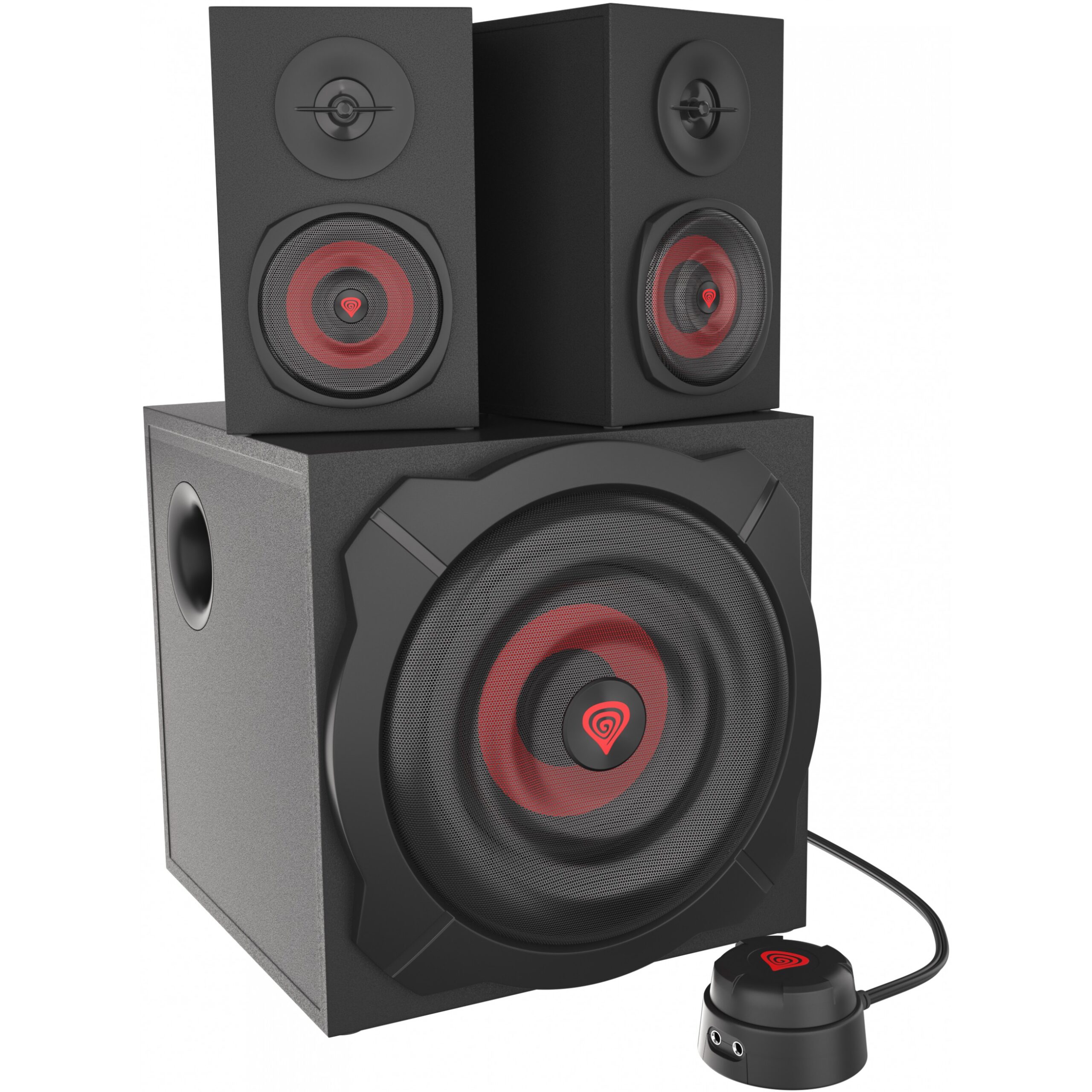 Altoparlantë Genesis HELIUM 610BT 2.1 Bluetooth Speaker System / Powerful Sound with Subwoofer - Zezë - Figura 2