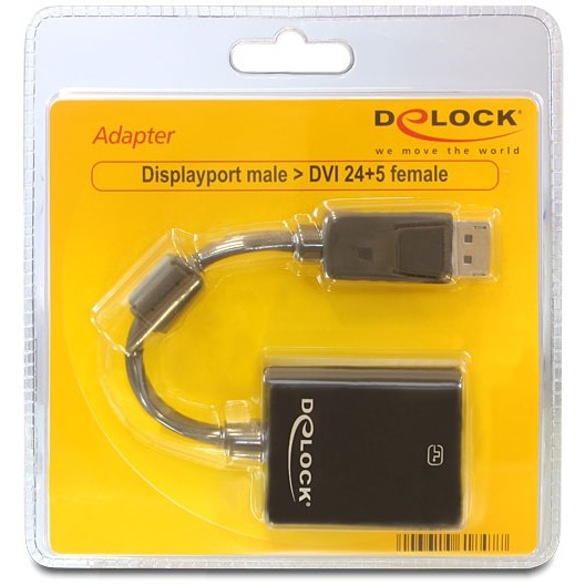 Adapter DisplayPort to DVI-I (24+5) / M-F / 22.5 cm – Zezë - Figura 2