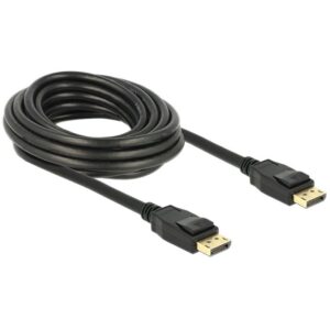 Kabllo DisplayPort DELOCK 1.2 / Pasiv / 4K60Hz / 5 m – Zezë