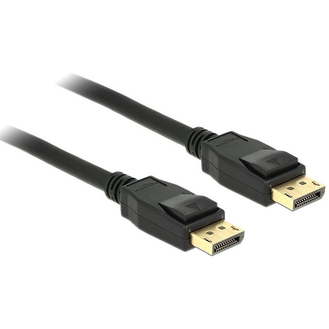 Kabllo DisplayPort DELOCK 1.2 / Pasiv / 4K60Hz / 5 m – Zezë - Figura 2