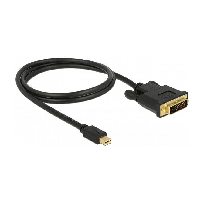Kabllo Mini Displayport 1.1 Plug > DVI 24+1 / DELOCK / Kabllo Plug / 1 m - Figura 2