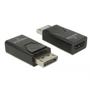 Adapter DisplayPort DELOCK 1.2 M/F / HDMI /  4K60Hz / Pasiv - Zezë