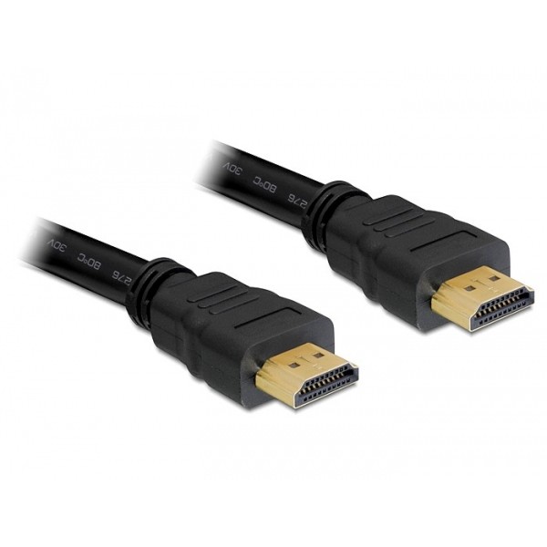 Kabllo HDMI DELOCK / HDMI-A Plug → HDMI-A Plug / Version 1.4 / 15m - Zezë
