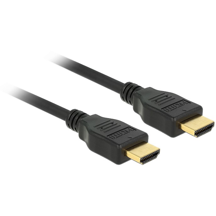 Kabllo HDMI DELOCK / HDMI-A Plug→ HDMI-A Plug / High Speed with Ethernet / 2.0m - Zezë