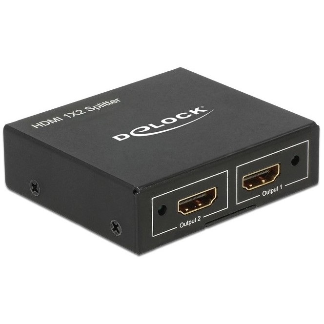 DELOCK HDMI Splitter / 1×HDMI In → 2×HDMI Out / 4K - Zezë