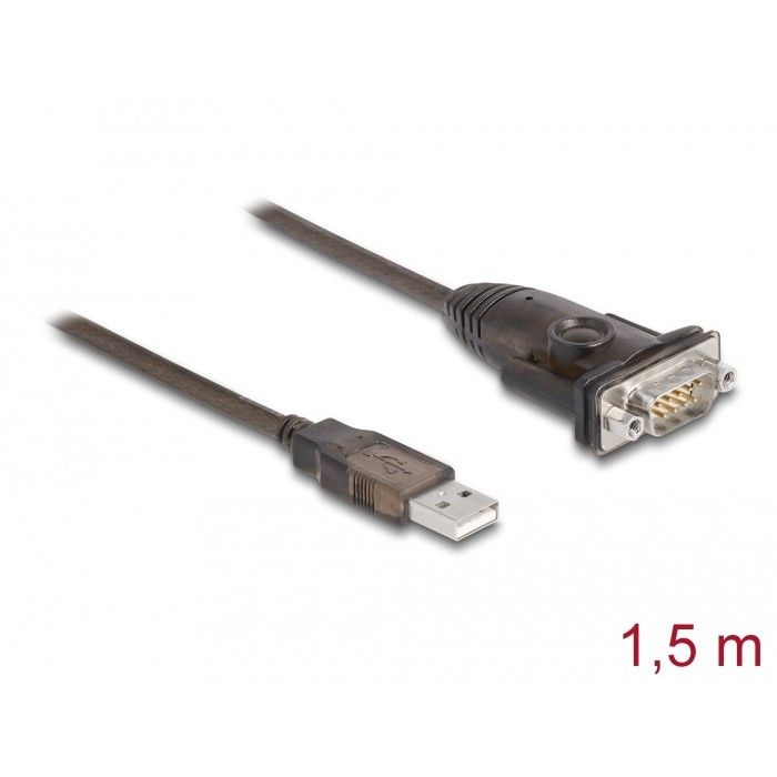 Adapter USB DELOCK 2.0 Type‑A to Serial RS‑232 D‑Sub 9‑Pin - Figura 2