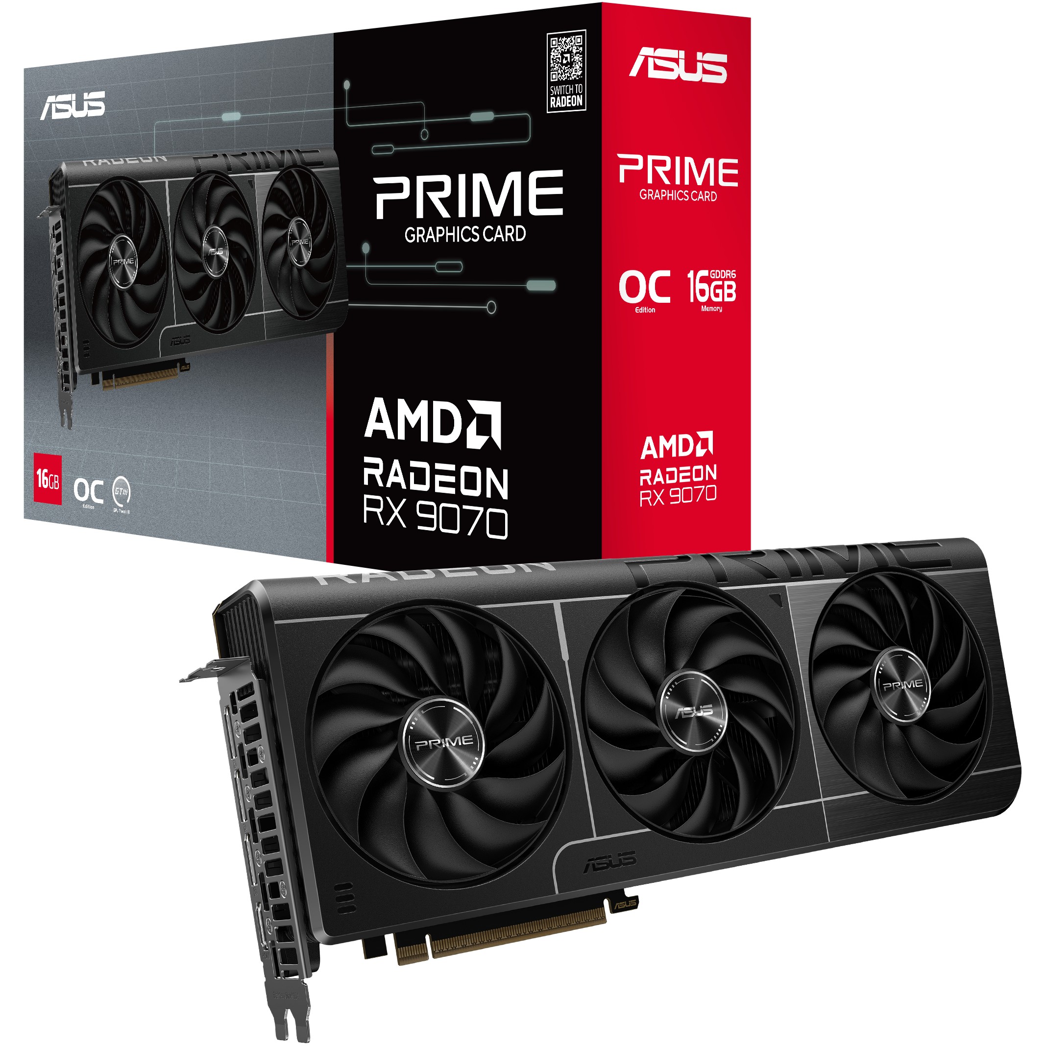 Kartelë Grafike AMD ASUS VGA 16GB RX9070 PRIME OC 3xDP/HDMI PRIME-RX9070-O16G - Figura 5