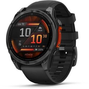 Orë e mençur Garmin Fenix 8 / 47mm / 1.4 "– Zezë