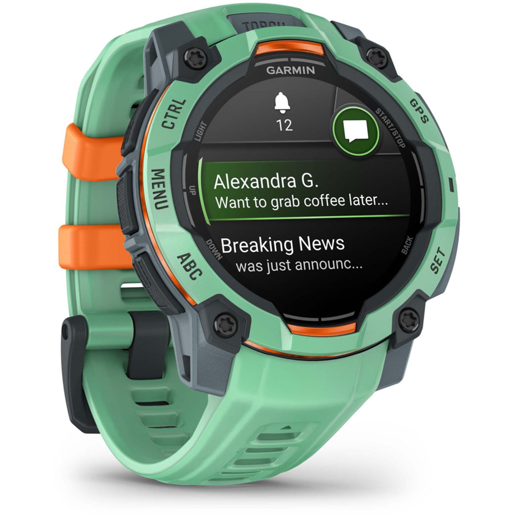 Orë e mençur Garmin Instinct 3 AMOLED / 45mm - Gjelbër