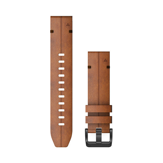 Rrip për orë Garmin QuickFit 22mm Lëkurë – Kafe