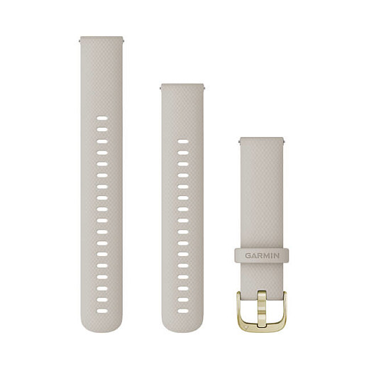 Rripa për orë Garmin Replacement 18mm Silicone – Bezhë