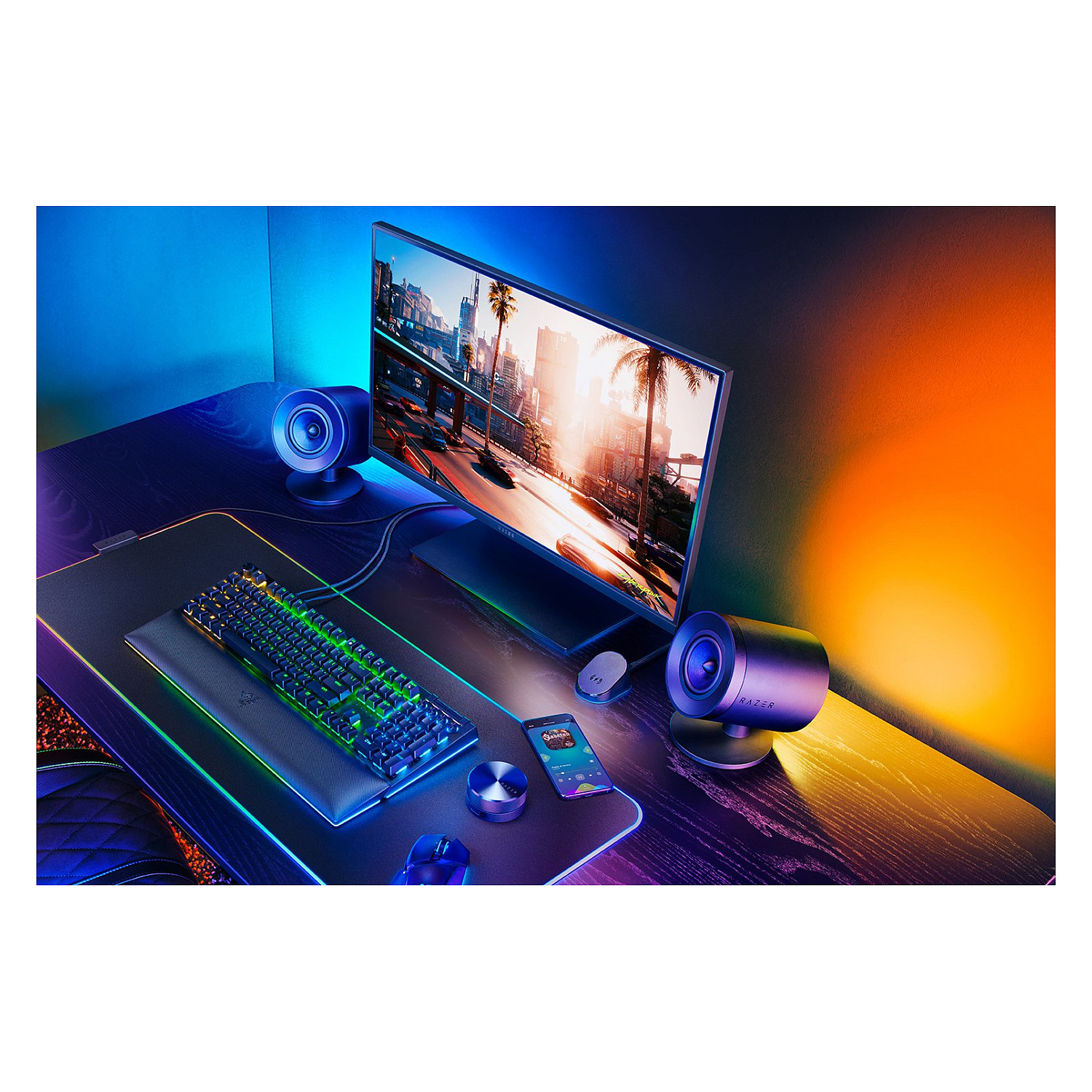 Altoparlant Gaming Razer Nommo V2 Pro 2.1 me subwoofer Wireless - Zezë - Figura 5
