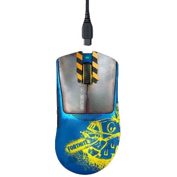 Maus Razer DeathAdder V3 Pro / Fortnite Edition / Focus Pro 30K Optical Sensor / 30000 DPI / 5 Programmable Buttons / I kaltër/Hiri