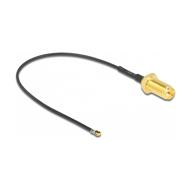 DELOCK RF Cable RP-SMA Female to MHF4L LK Male 1.37 – 10cm Internal WiFi Antenna Adapter