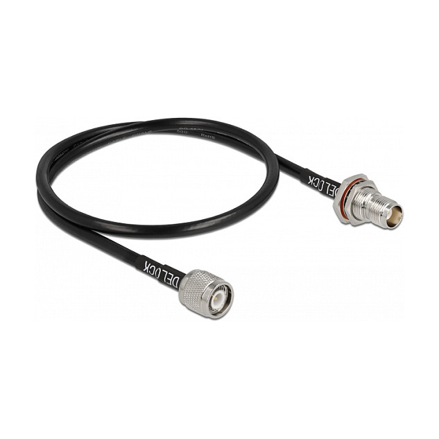 DELOCK TNC Male to TNC Female RG-58 Antenna Cable 60cm – RF 50 Ohm Extension Cable
